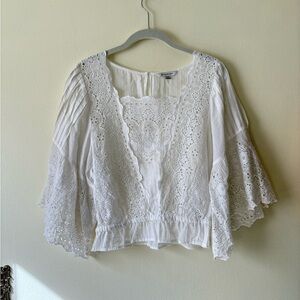 White Lace Women's Top